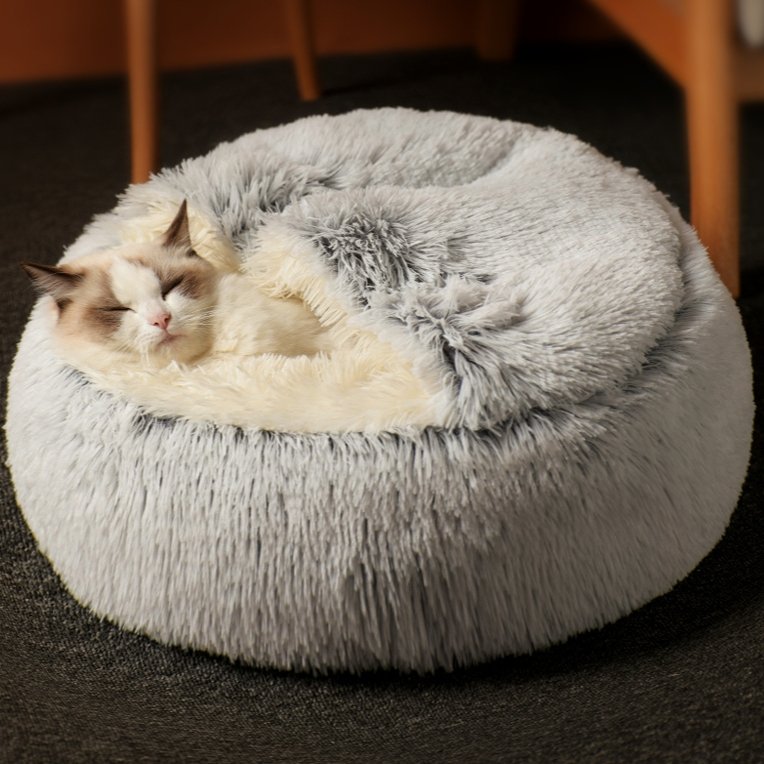 Fluffy Calming Pet Bed - Bruno's Pets